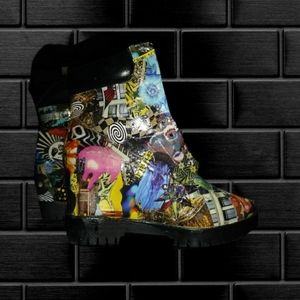 Funky Custom Combat Boots